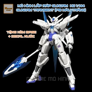 Mô Hình Lắp Ráp HG Transient PB Màu Trắng kèm decal nước và đế trưng bày 1/144 Đồ Chơi Lắp Ráp Anime