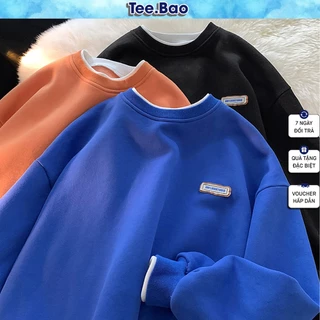 Áo Sweater Nam Nữ Form Rộng Chất Cotton Nỉ Ngoại Hàng Xuất Cao Cấp Trơn Cổ Tròn Dài Tay bản Đẹp 2024