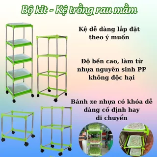 Bộ kit trồng rau mầm 5.5 tiện lợi - Vuon Sai Gon - Vườn Sài Gòn