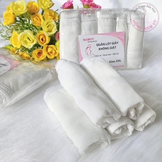 Set 5 Quần Lót Giấy Nữ HỒNG NAM VY vải cotton dùng 1 lần mềm mát