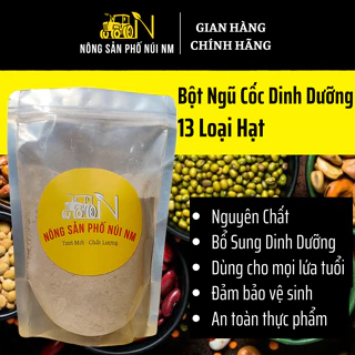 Bột Ngũ Cốc Dinh Dưỡng 13 Loại 300g Hạt Nguyên Chất Sữa Hạt Tốt Cho Mẹ Bầu Bổ Xung Canxi Nông Sản Phố Núi NM