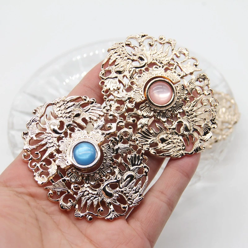 LOẠI LỚN Nút cài áo phượng khuy dùng cho việt phục cúc may áo nhật bình cổ trang phượng khấu NL1309