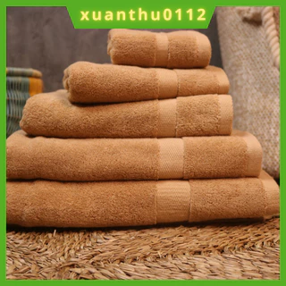 Khăn tắm gội đầu màu nâu cafe sữa 70x140,60x120,50x100,35x80cm cotton cao cấp,thấm hút tốt,dùng gia đình khách sạn