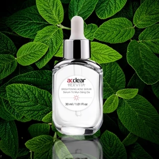 Serum giảm mụn thâm mụn viêm chiết xuất thiên nhiên Acclear Hervita 30ml