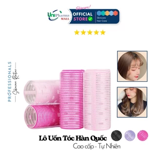 Lô Uốn Tóc Mái Bay Lõi Nhôm Nhiệt Lô Cuốn Tóc Hàn Quốc Xoăn Size To Dài Tự Dính 3 4 5 x 12cm