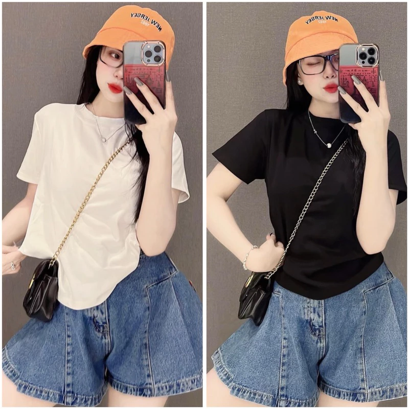 HOT ❤️‍🔥 Áo thun thái phong rộng vừa Trơn mềm mát🌷 Sẵn hàng shop KLii jeans