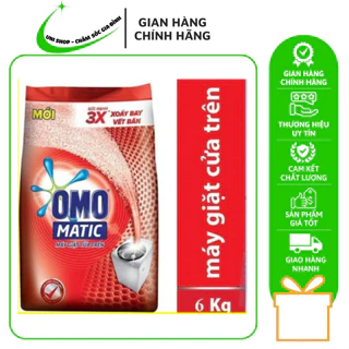 OMO Bột Giặt Máy Cửa Trên 2.9kg/5.7kg Giúp Giữ Màu Bền Đẹp Hương Thơm Tự Nhiên