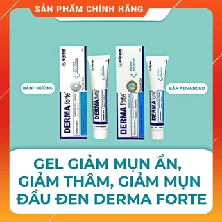 Derma Forte Giảm Thâm Mụn, Dưỡng trắng mịn da - Bản Thường và bản Advanced