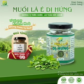 Muối Lá É Dị Hửng The Moshav Farm Chấm Gà, Trái Cây, Hải Sản, Thơm Cay Vừa Đủ Ngon Miệng, Cân Bằng Hài Hòa Món Ăn 1 hũ