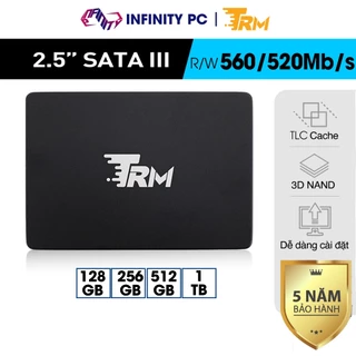 Ổ cứng SSD TRM S100 SATA III 2.5" dung lượng 128GB/256GB/512GB/1TB | HÀNG CHÍNH HÃNG Bảo hành 5 Năm