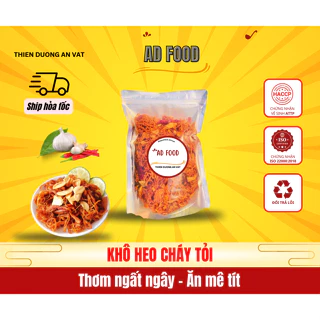 Khô Heo Cháy Tỏi 500gr ( Thơm ngon – đậm vị ) đồ ăn vặt từ ADFOOD