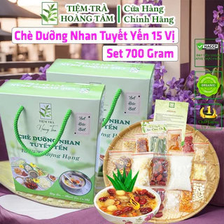 Chè dưỡng nhan 15 vị - Set 700G nấu từ 40 đến 50 chén, nguyên liệu thượng hạng