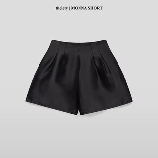 Quần Short Tafta 2 Ly Ống Rộng Xoè Phồng MONNA SHORT | 𝐭𝐡𝐞𝐥𝐞𝐭𝐲