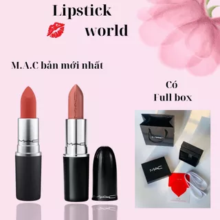 Son Mac Limited Edition vỏ đỏ, -Powder kiss,Devoted to chili,Retro Matte