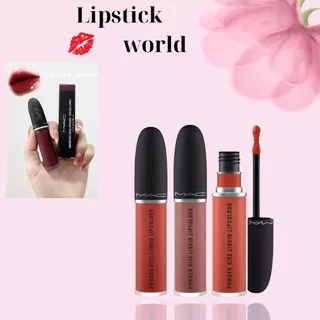 Son MAC Locked Kiss _Son mac Powder kiss liquid lipcolour,son kem lì Lipstick 5ml