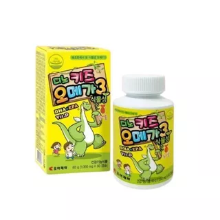 [ĐƠN NÀO CŨNG QUÀ] VIÊN NHAI DINO KIDS OMEGA3 DHA+ EPA & VITD - Hộp 60 viên