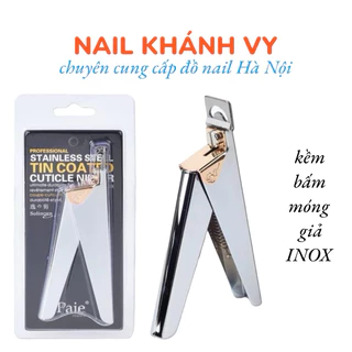 Kềm bấm móng giả INOX 203 , kìm cắt típ NAIL KHANH VY