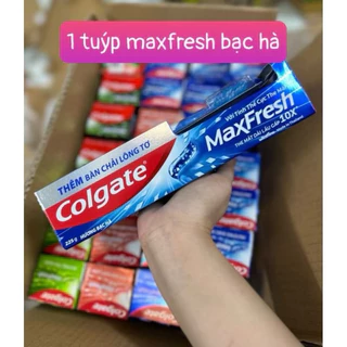 Kem đánh răng Colgate Maxfresh Bạc Hà The Mát 225g tặng bàn chải