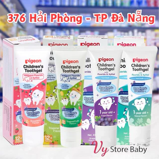 Kem đánh răng Pigeon - Tuýp 45g đủ vị cho bé từ 12m+