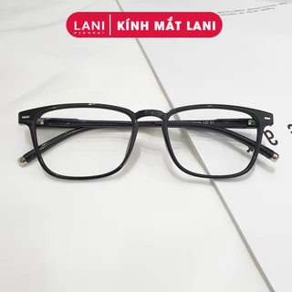 Gọng kính cận LANI nam nữ nhựa dẻo chữ nhật 213 nhiều màu - Lắp mắt cận có độ theo yêu cầu