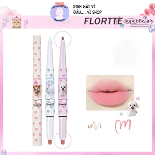 [HOT TREND] Son Môi Hai Đầu Kiêm Chì Kẻ Viền Môi Flortte cute sweet Sắc Tố Cao Trang Điểm Cho Nữ