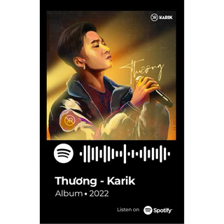 [Quét được] In Ảnh Khung Nhạc Spotify - In Theo Yêu Cầu