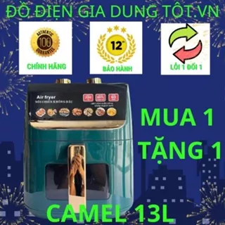 NỒI CHIÊN KHÔNG DẦU CAMEL 13L KHOANG KÍNH BẢO HÀNH CHÍNH HÃNG 12 THÁNG