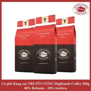 MUA 3 tặng 1 - Combo 3 gói Cafe Higland Truyền Thống 200gram