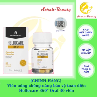 [CHÍNH HÃNG] Viên uống chống nắng Heliocare 360° Oral 30 viên