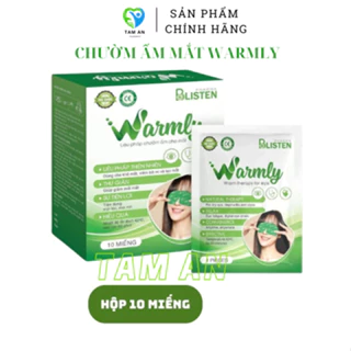 Mặt Nạ Chườm Mắt Nóng Wamly Xông Hơi Mặt Nạ Thư Giãn Cho Mắt Mờ Quầng Thâm, Miếng Chườm Ấm Mắt Giảm Khô Mắt Mệt Mỏi