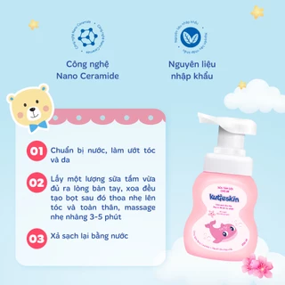 Sữa tắm gội cho bé kutieskin 200ml(kkt01)