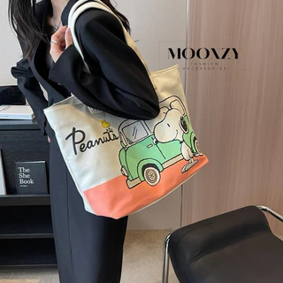 Túi đeo vai MOONZY PEANUT VẢI CANVAS CAO CẤP