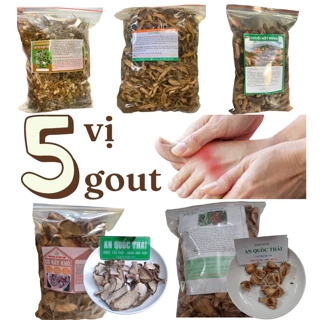 Combo 5 vị Gút (nở ngày đất, dứa dại, củ ráy, chuối hột rừng, mía dò)