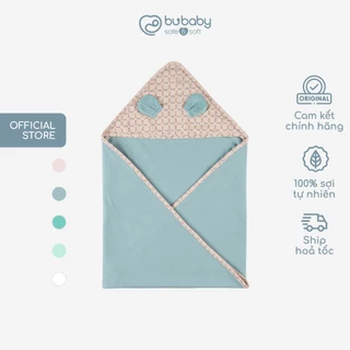 Khăn quấn đa năng tai gấu chui đầu cho bé sơ sinh mềm mại - BU Terry Cotton ATR590001 | Phụ kiện BU Baby