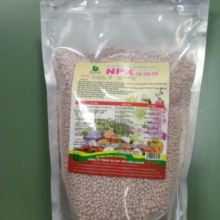 Phân bón cao cấp Better NPK 16-16-16 gói 1kg cây tốt khỏe, ra hoa nhiều dưỡng hoa tốt tăng đậu quả