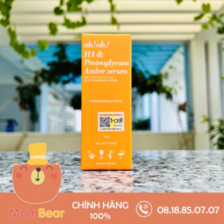 [Hàng Nhập Cty] Tinh Chất HA Dưỡng Ẩm Chuyên Sâu, Phục Hồi Da Thiếu Nước oh!oh! HA & Proteoglycans Amber Serum 30ml