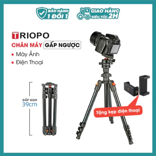 Chân máy ảnh Tripod Triopo K268 gấp ngược siêu gọn nhẹ