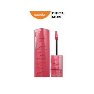 Son Kem Bóng Maybelline Super Stay Vinyl Ink #145 Rogue Hồng Cá Hồi 4.2ml