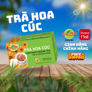 Trà Hoa Cúc Túi Lọc Hùng Phát Hộp 50g 25 Gói Đem Đến Cảm Giác Thanh Khiết & Dễ Chịu