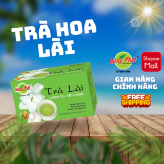 Trà Lài Túi Lọc Thượng Hạng Hùng Phát Hộp 50g Gói Thức Uống Tinh Khiết Thơm Ngon