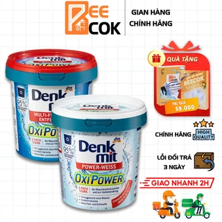 Bột giặt tẩy trắng quần áo Denkmit Oxi Power 750gr tẩy mạnh vết ố bẩn cứng đầu