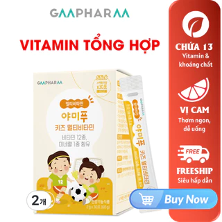 Vitamin tổng hợp GMPHARM cho bé từ 1 tuổi hộp 30 gói dạng bột