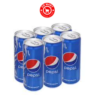 Lốc 6 lon nước ngọt Pepsi Cola 330ml