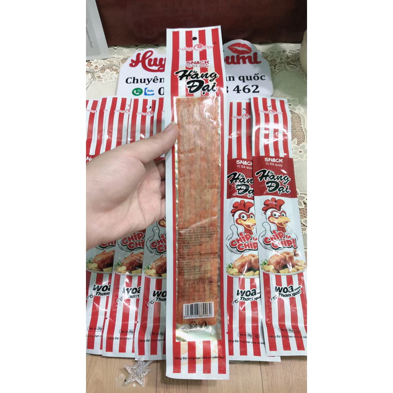 Combo 10 gói Snack vị gà quay Chip chip Hằng Đại Ăn vặt ngon ngon