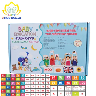 Bộ 235 Thẻ Học Glenn Doman Thế Giới xung Quanh Flashcard 17 Chủ Đề