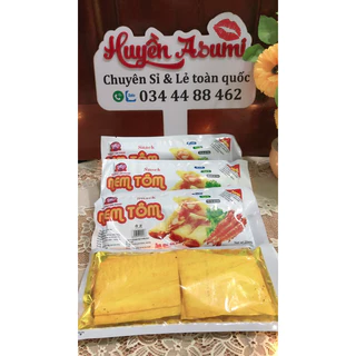 Combo 10 gói Snack Nem tôm ba anh em food,  Snack que cay ăn vặt cổng trường cay, giá rẻ đồ ăn vặt ngon