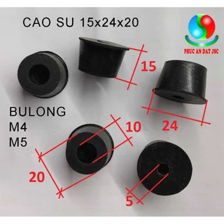 Combo 20 chân đế cao su 15 giảm rung chống trượt cho các thiết bị , loa , đồ gỗ , pad 15