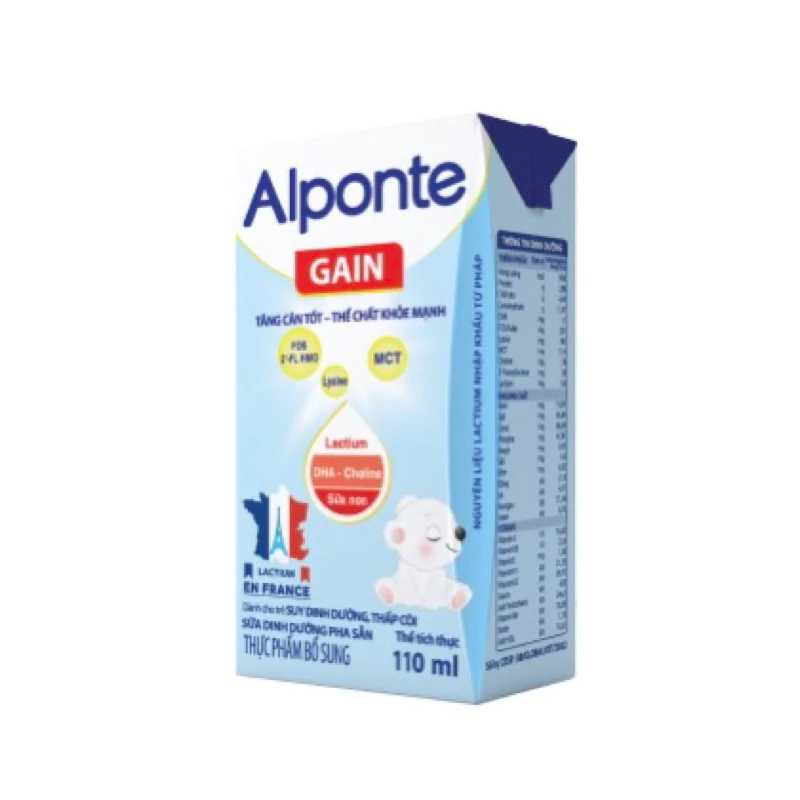 Pha sẵn Alponte Gain 110ml cho bé từ 1tuổi