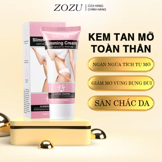 Kem tan mỡ bụng sadoer ZOZU kem tan mỡ bụng giúp eo thon gọn hiệu quả, an toàn và chính hãng