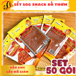 [FREESHIP ĐƠN TỪ 50k] Bịch 50 Gói Snack Bò Thơm Cay❤️ Live freeship ❤️ Shop Bách Hoá Đô